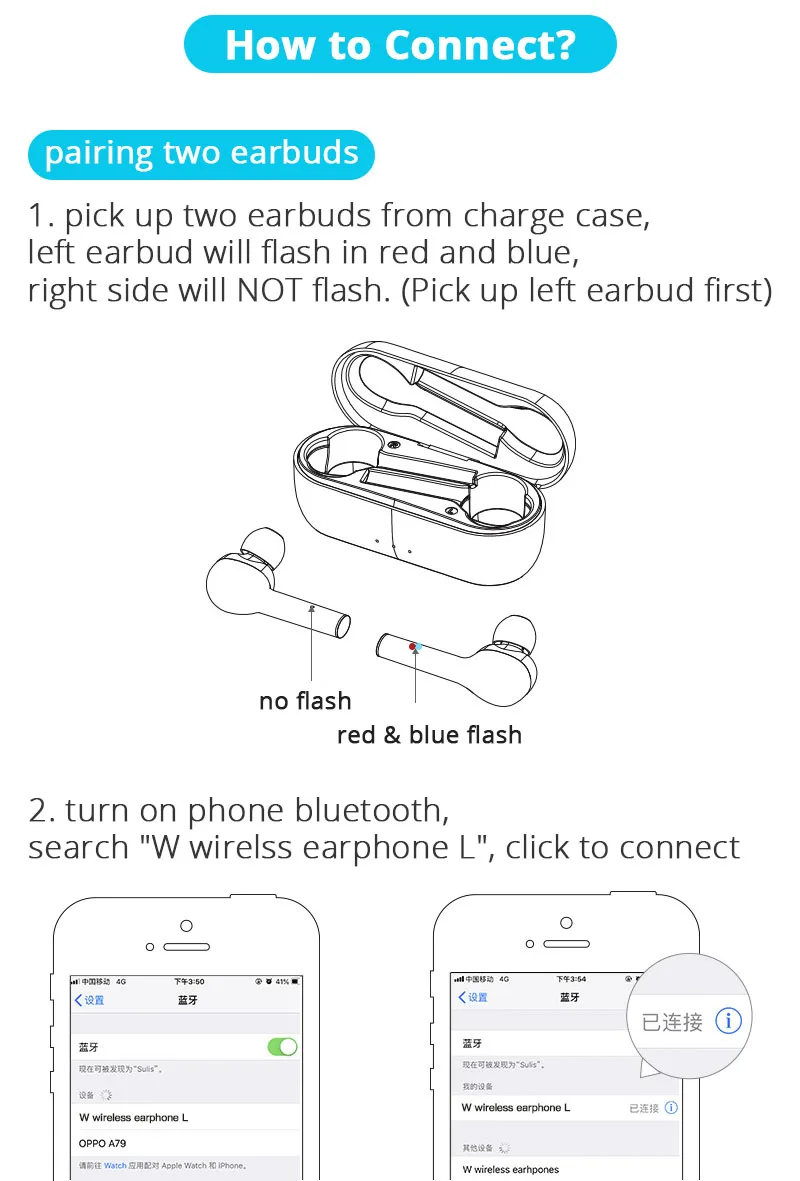 Бас наушники TWS T5 Bluetooth наушники беспроводные наушники для Xiaomi Airdots Pro 2 для huawei Honor Flypods Umidigi F2 Upods