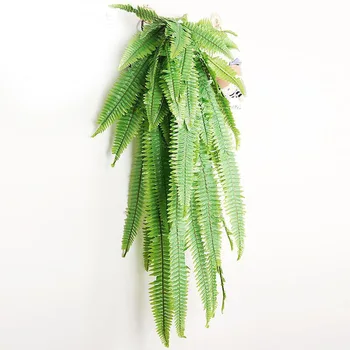 

2pcs artificial plants Persia Leaf Wall hanging Dryopteris grass home Decoration fake Plant Persian Grass artificial greenery