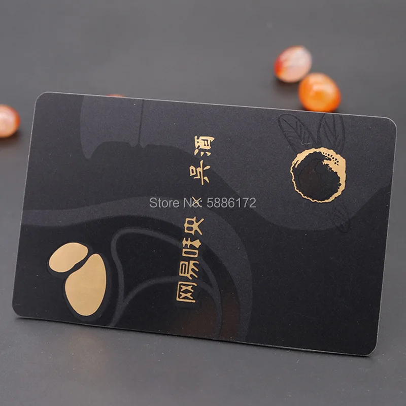 

Hot Sale 100% Full Inspection Fast Delivery Black PVC VIP Visiting Card Manufacturer in China