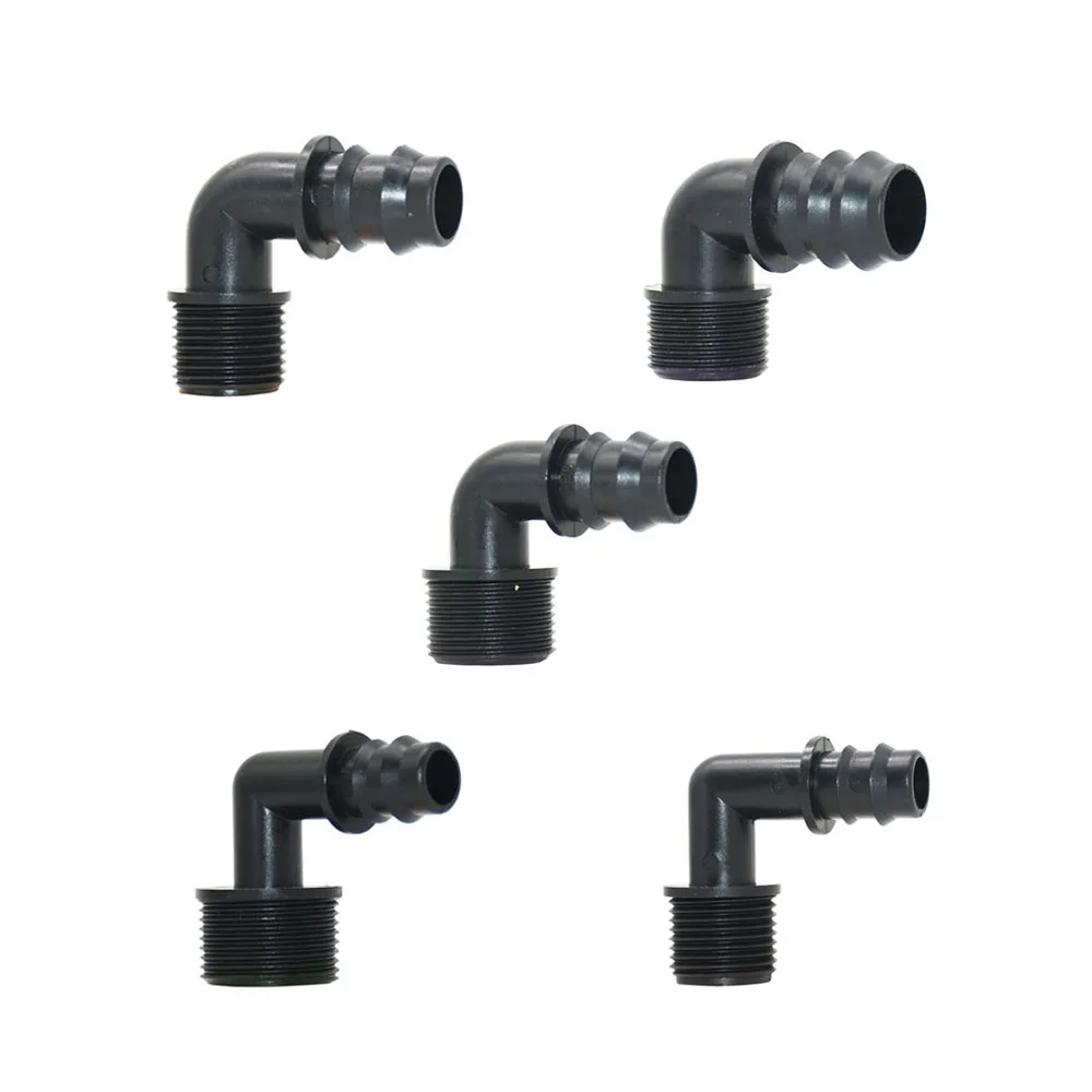 1/23/4Gewindeauf16/20/25mmPe-Schlauch-Winkelverbinder,90Grad,Landwirtschaft,Gewächshaus,Bewässerung,Wasserschlauch,Widerhaken,4Stück-AliExpress15