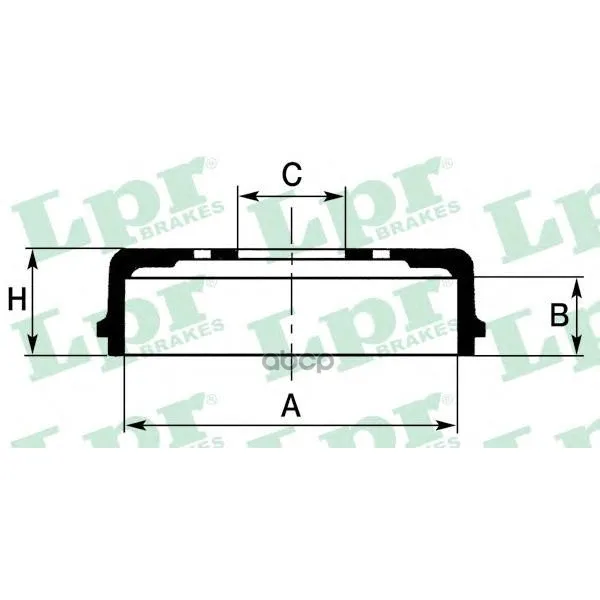 Барабан Тормозной Toyota Hilux 88-05 Lpr 7d0363 Lpr арт. 7D0363