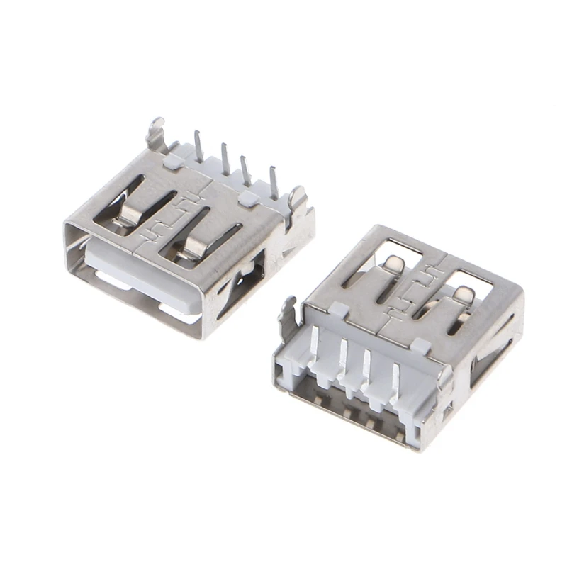 10 штук в наборе USB 2 0 4 Pin Тип розеточная часть соединителя G54 фута 90 градусов |