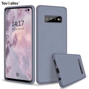 

50Pcs Phone Case For Samsung Galaxy A750 Note 10 Pro 9 8 S10 5G S9 S8 Plus S10e Thin Soft Slim Gel Rubber Liquid Silicone Cover