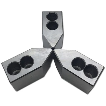 

GTBL 3PCS 60° Standard Hollow Soft Claw Hydraulic Hydraulic Chuck Claw for CNC Lathe Machining