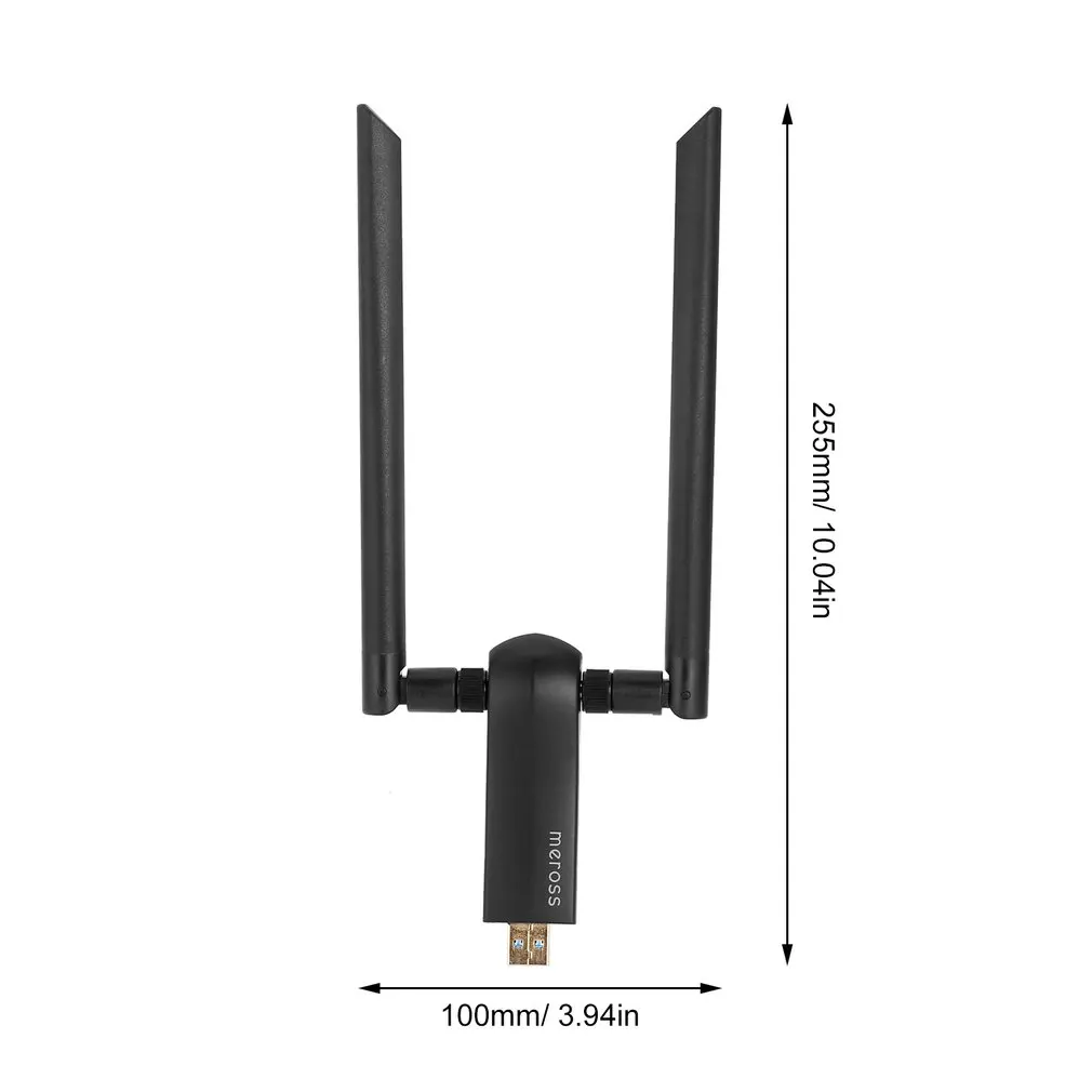 Meross WMA265 AC1200 беспроводной USB адаптер супер скорость USB 3,0 Wi-Fi адаптер WiFi ключ для ПК ноутбуков планшетов