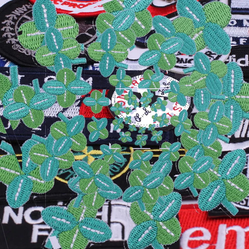 Custom Embroidery Brand Logo Patch Badges on Clothes Diy Iron Rhinestones Patches for Clothing Hairpin Bags Cros Shoes Charms | Дом и сад