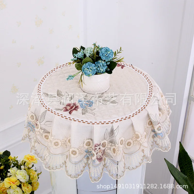 New Style Pastoral Style Circle Vertical Type Air Conditioner Cover Dust Cover Multi-Purpose Towel Cover Air Conditioner ro