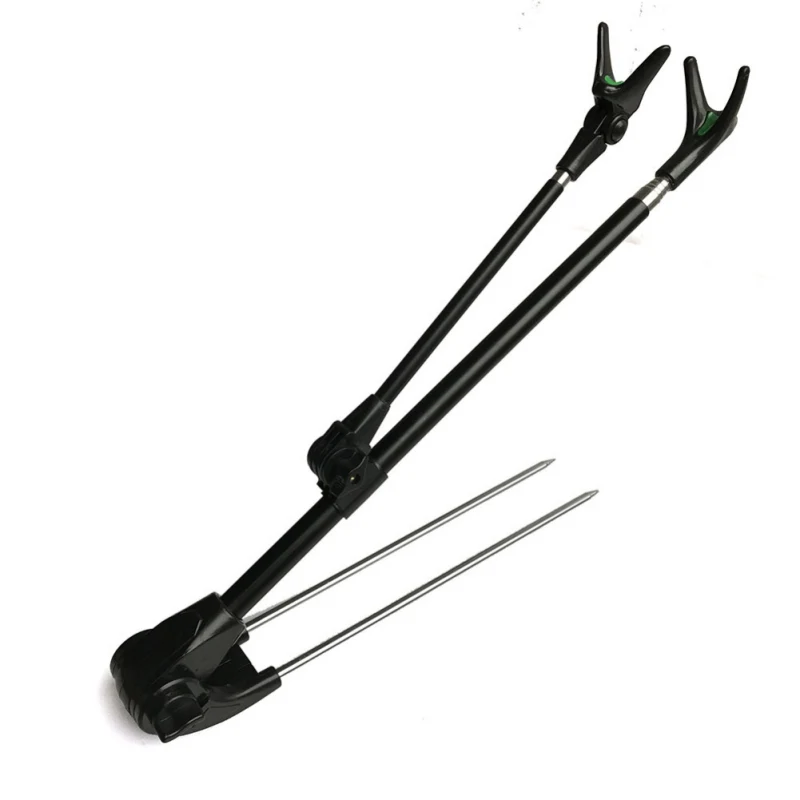 

Adjustable Ground Fishing Pole Racks Fishing Rod Stand Bracket Telescoping Detachable Fishing Tool Hand Rod Holder Rest Mount