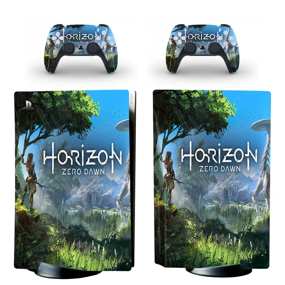 Horizon Zero Dawn Ps5 Standard Disc Edition Skin Sticker Decal Cover Per Playstation 5 Console E Controller Ps5 Skin Sticker