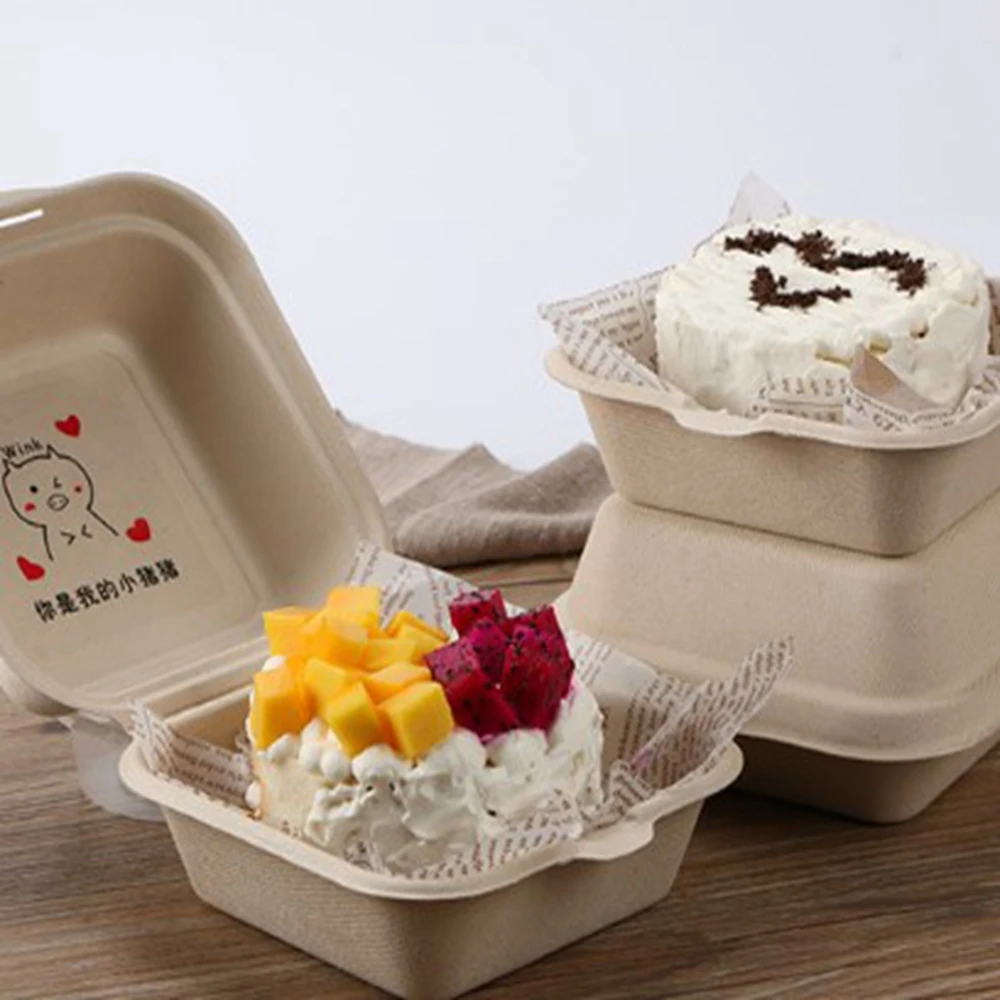 18*18cm Cake Box Pad Paper Burger Oilproof Plate Wrapping Baking Oil Absorbent for Sandwiches Donut Bread | Дом и сад