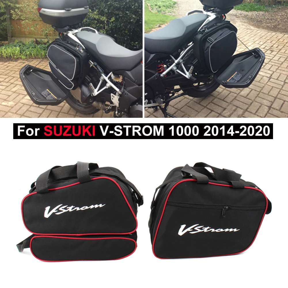 New Motorcycle Bag Waterproof Travel Bags Suitcase Saddlebags For SUZUKI V-Strom DL650 DL 650 V-STROM DL1000 V-strom DL1050 XT