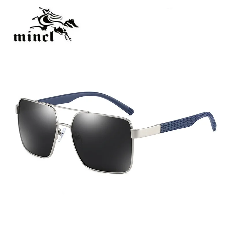 Мужские солнцезащитные очки MINCL, поляризационные, UV400, для вождения, солнцезащитные очки для мужчин,, Ретро стиль, прямоугольник,, новинка, мужские солнцезащитные очки NX