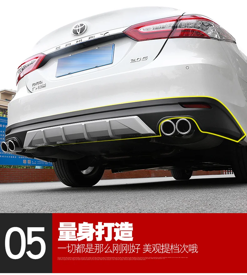 Автомобильный Стайлинг для Toyota Camry- внешние аксессуары бамперы до, после заботы бар окружен передним задним бампером