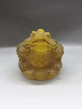 

Fluorescent Home Decoration Collection of Ancient Chinese Golden Bufo Honey Wax Belt