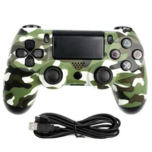 Controlador prendido do gamepad para o joystick do controle da almofada de jogo com fio ps4