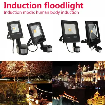 

Eco-Friendly Garden Lamp Motion Sensor Induction Light 10W Durable Home LED Flood Lamp LED Flood Light Light-Controlled Outdoor