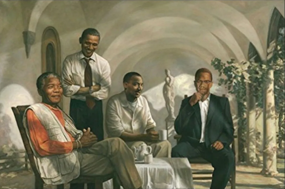 JMINE Div 5D African American President Obama Full Diamond Painting