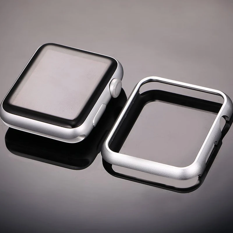 

Apple Watch [42mm] Aluminum Protective Shell Bumper Case Cover - Premium Anti-Scratch & Shockproof Shield Guard for Series 3, 2
