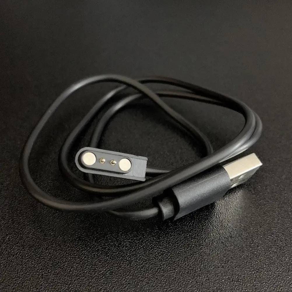 4mm Magnetic Charger Cable Wire For Smart Watch Bracelet 2 Pin Distance Magnetic Data Cables Smart Watch Accessories