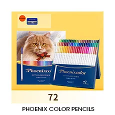 Andstal 50/100Colors Chinese Style Oil Color Pencils Professional Drawing Pencil Gift Box Phoenixcolor Colored Pencil For Artist