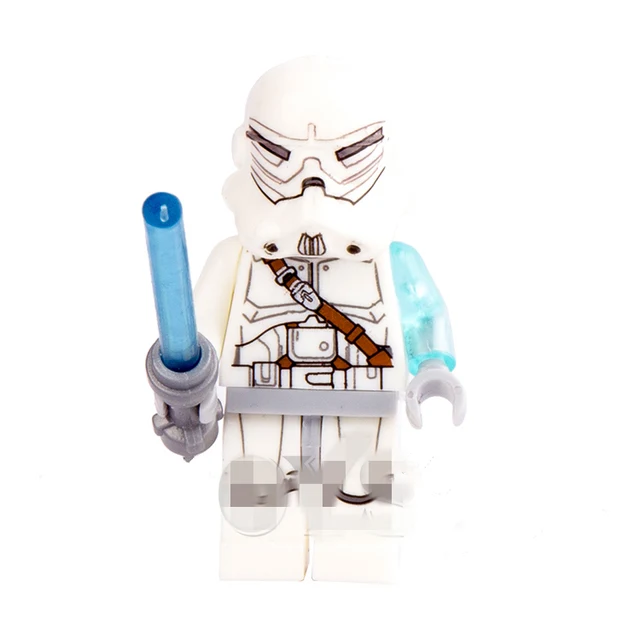 clone trooper with lightsaber