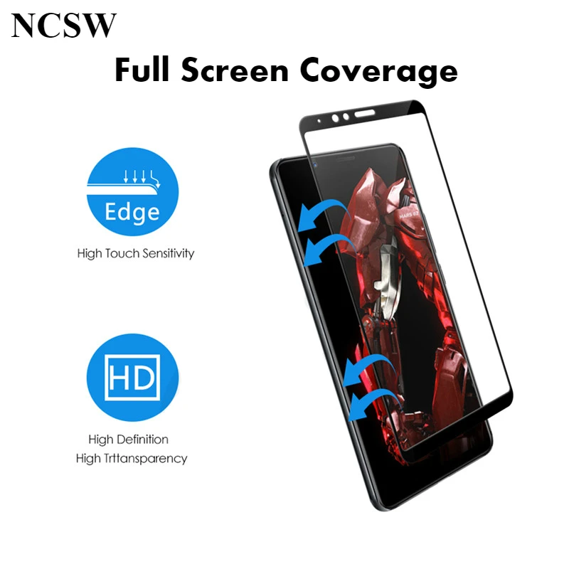 

Full Cover Tempered Glass For ZTE Nubia Red Magic 3 2 Mars Screen protective film For Blade V18 V9 V8 Nubia M2 Lite Z17 Z11 Mini