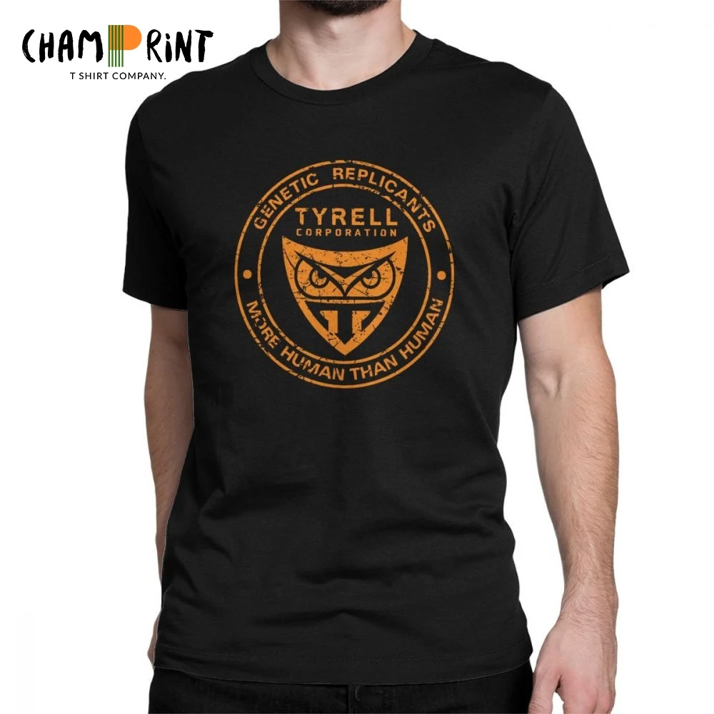 

Tyrell Corporation Blade Runner T Shirts Retro Sci-Fi Design T-Shirts Men Vintage 100% Cotton Tee Shirt Plus Size Tops
