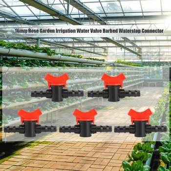 

Flow control Valve On/off ABS 100*55*16mm 10PCS 16mm Garden Irrigation