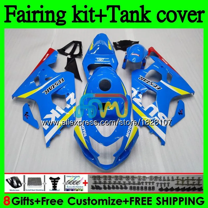 K4+ бак для SUZUKI GSX-R600 GSXR 750 600 R600 GSXR-750 94BS. 91 завод каф GSXR750 600CC 750CC GSXR600 04 05 2004 2005 обтекатель
