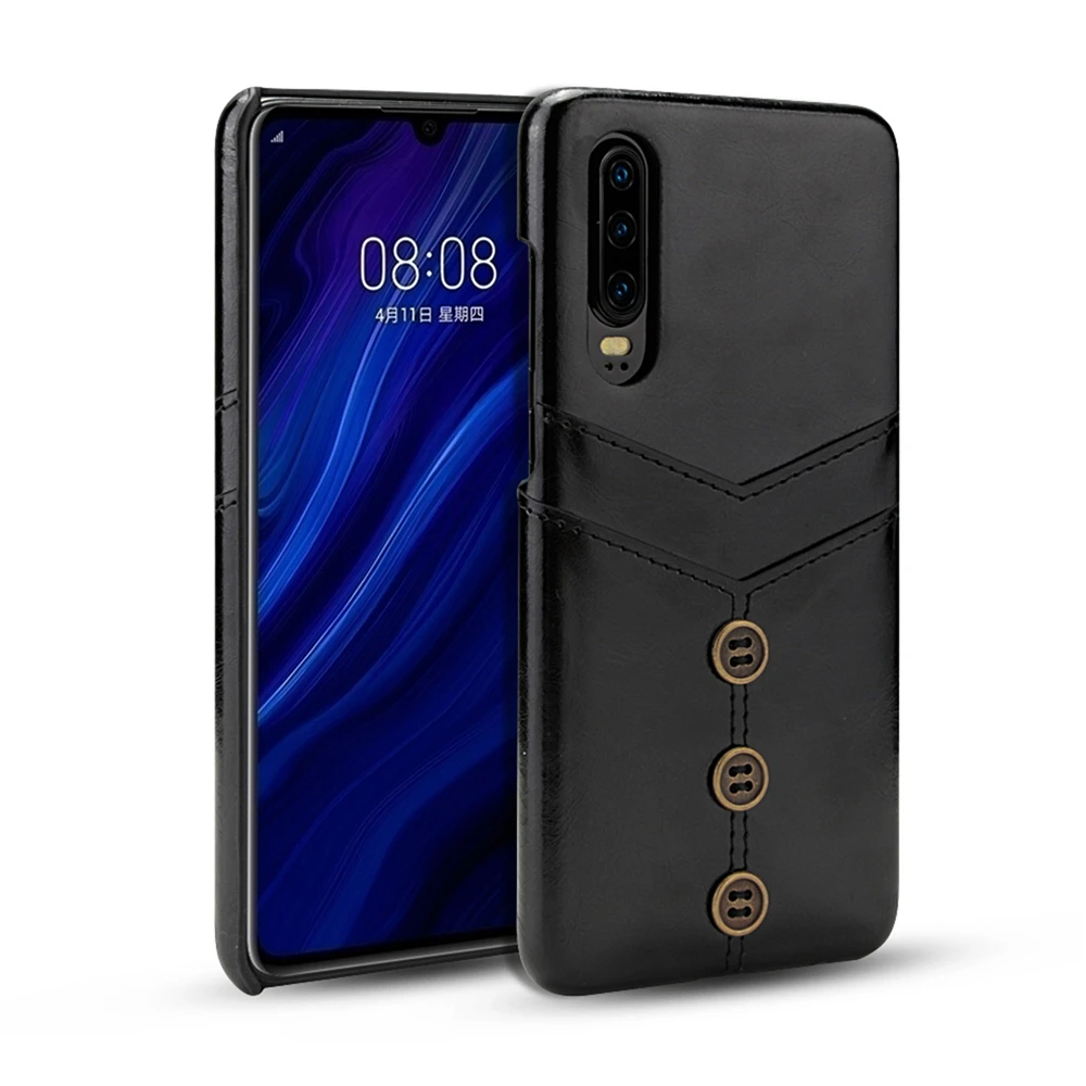PU защитный чехол для телефона iphone XI Max XIR XS для samsung Note10/10+ 5G для huawei mate 20 P30 Pro P30Lite задняя крышка для карты