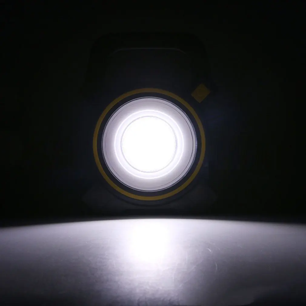 Ручной Солнечный газон лампа USB Перезаряжаемый 10 Вт COB светодиодный фонарик 2 режима Солнечная аварийная Рабочая инспекционная лампа