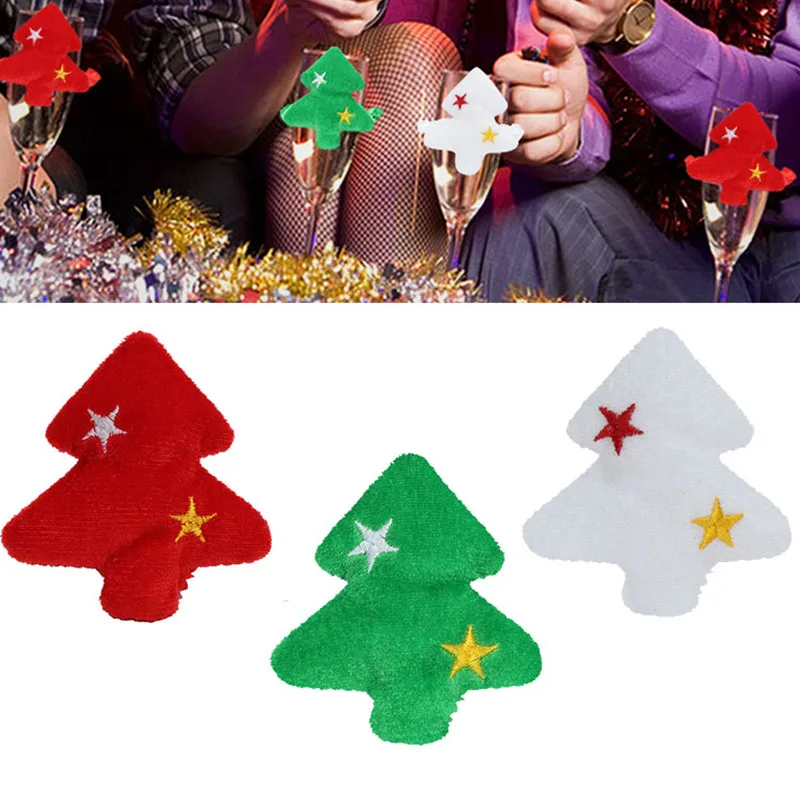 

1 pcs Christmas Cup Decoration Christmas Tree Cup Christmas Decoration For Xmas Table Cup Wine Glass 40% off