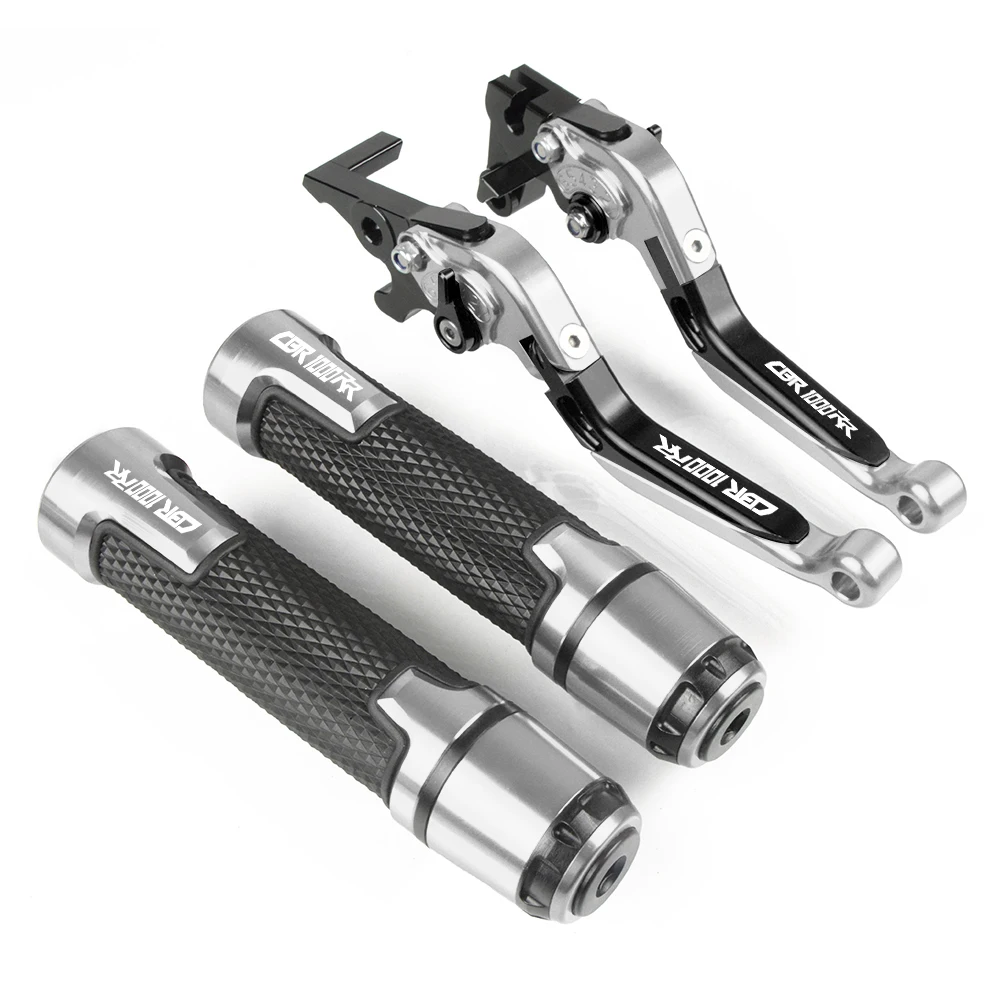 Для HONDA CBR1000RR/FIREBLADE/SP 2008- CNC аксессуары для мотоциклов регулируемые складные рычаги тормозного сцепления и рукоятка на руль - Цвет: bkslbksl CBR1000RR