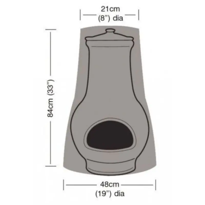 Уличная крышка Chimenea с защитой от ультрафиолетовых лучей, водонепроницаемые защитные крышки нагревателя для патио, сада, двора