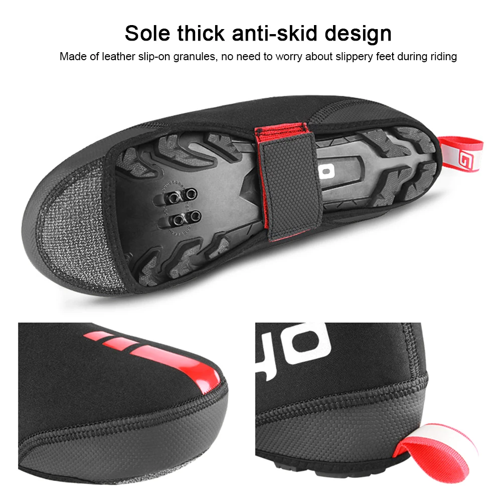 Cycling Shoe Covers Bike Shoes Covers Cycling Boot Covers Lock Shoe Cover Mountain Road Bike Windproof Waterproof Dustproof Outdoor Riding Equipment