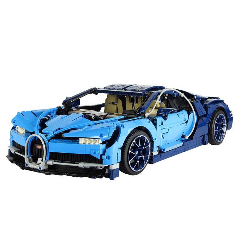 DHL 20087 Technic Toys MOC-16915 P1 мотор автомобиль набор оранжевый супер гоночные автомобили строительные блоки кирпичи детские игрушки модель автомобиля подарок - Цвет: blue