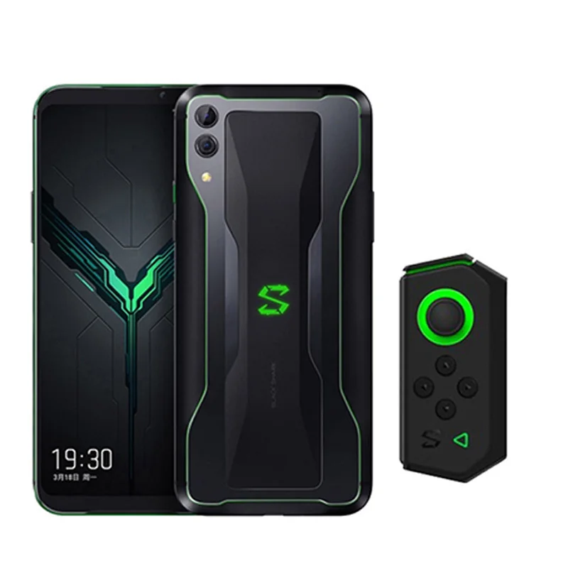 Global Version Black Xiaomi Black Shark 2 с глобальной версией, 8 ГБ, 128 ГБ, игровой телефон Snapdragon 855, четыре ядра, 6,39 дюймов, AMOLED, FHD+ экран, камера 48 МП, телефон - Цвет: Global Version Black