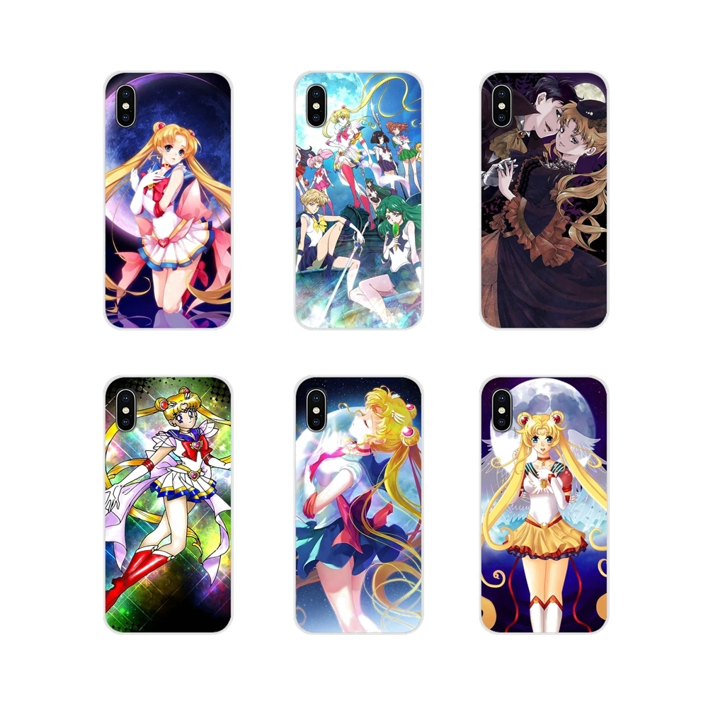 Soldier Sailor Moon Bishoujo Senshi для samsung A10 A30 A40 A50 A60 A70 Galaxy S2 Note 2 3 большое ядро Prime силиконовые чехлы