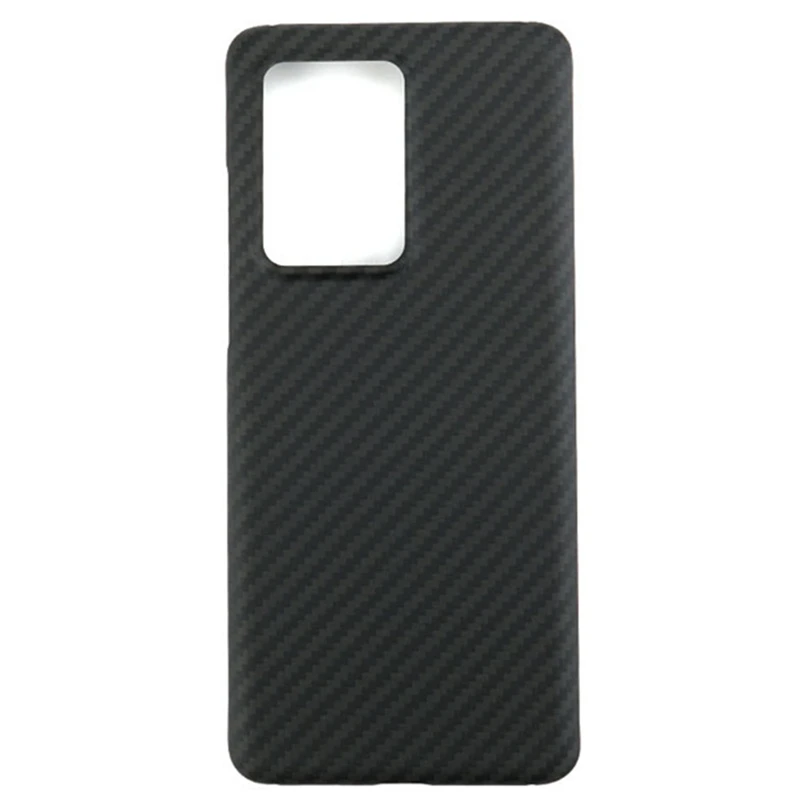 Hot TTKK For Samsung S21 Carbon Fiber Hard Case, Real Carbon Fiber