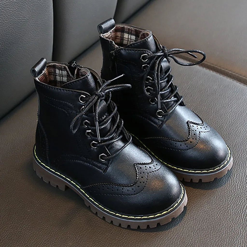 Детские ботинки для мальчиков и девочек спортивные короткие ботильоны