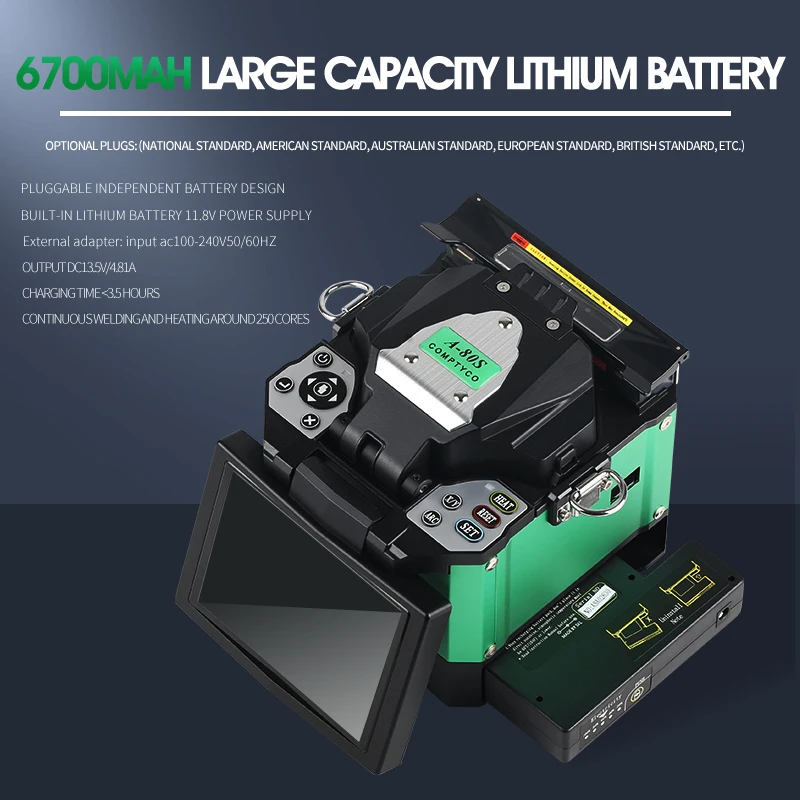 A-80S Green Automatic Fusion Splicer Machine Fiber