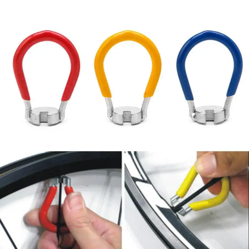

Hot Bicycle Multifunction Tool Riding Steel Spoke Adjustment Tool Wheel Spoke Wrench Bicycle Instrument Bicycle Bike Tools