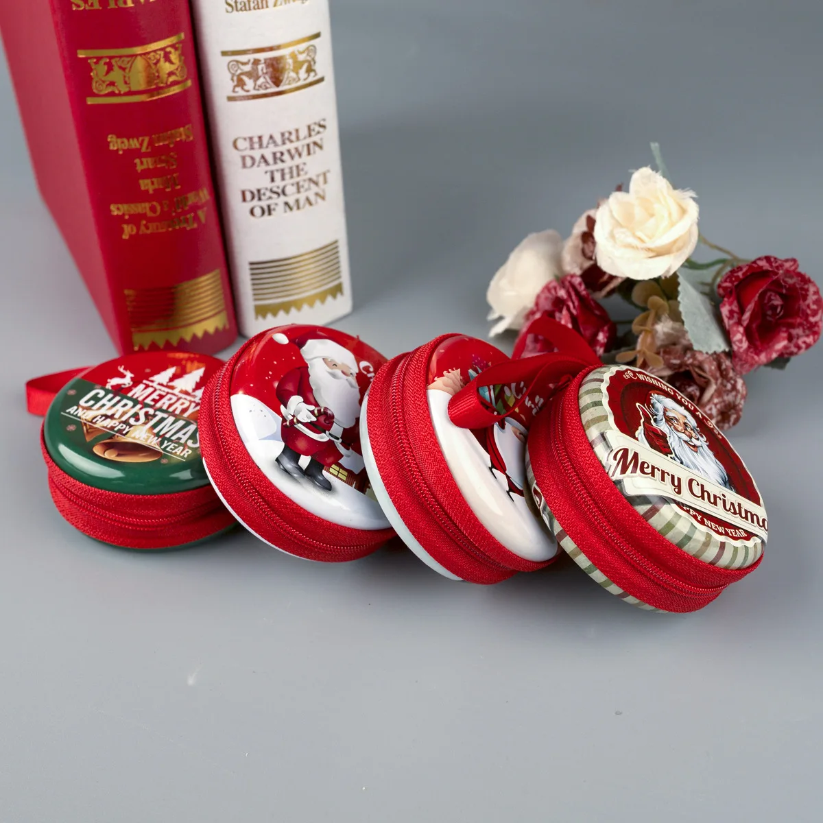 Рождественские украшения конфеты могут висят на рождественскую елку Санта Клаус