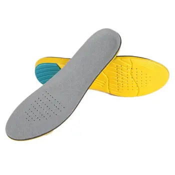 

1 Pair EVA Elastic Shoes Insoles Men Women Memory Foam Breathable Sport Insert Pad for Pain Relief Arch Support Shock Absorption