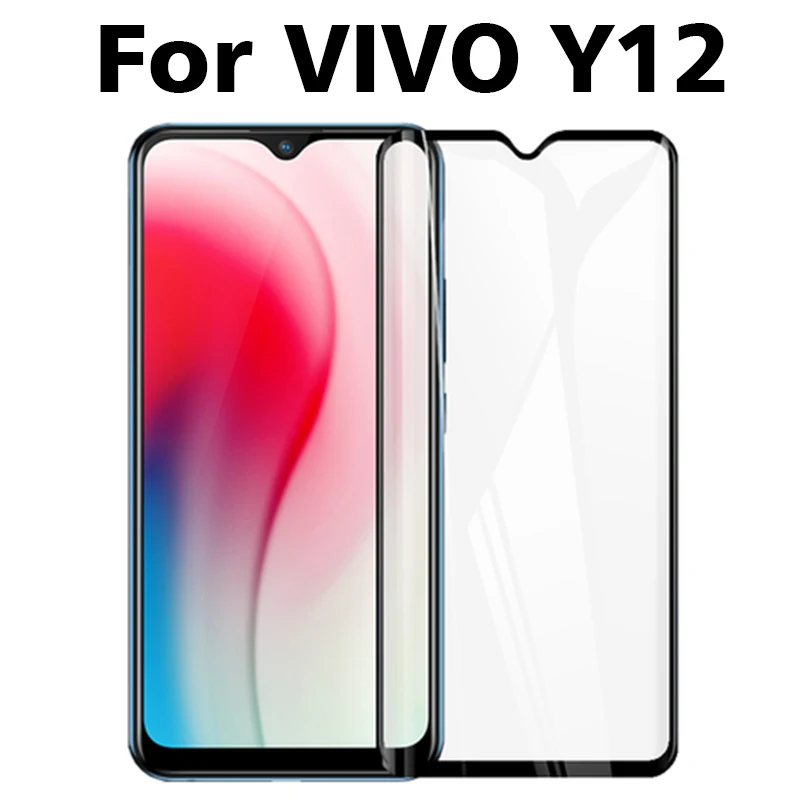 2 шт 3D закаленное стекло для Vivo Y12 полное покрытие экрана Защитная пленка для Vivo Y12
