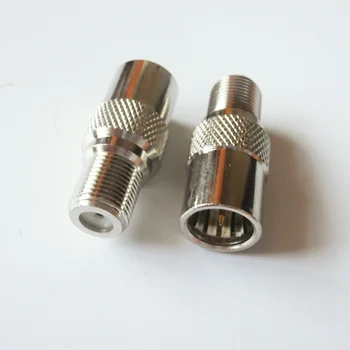 

1 Pcs F Male With Shrapnel To F Female push-on Slide-on Quick Directly plug RF Video Coaxial Connector for TV-Tuner Antenna