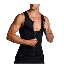 Взрывные модели, мужской компрессионный корсет на подкладке, тонкий жилет для мужчин, корректирующий пояс, тренировочный корсет, жилет на молнии