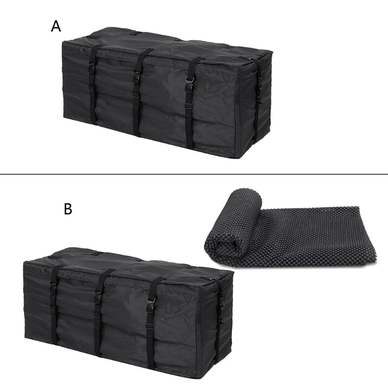 

Waterproof Car Roof Rack Bag Cargo Box Carrier Luggage Storage Travel 420D Oxford Cloth UV Van For Cars Car Styling 120x51x51cm