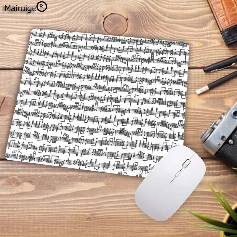 Цвет: желтый Mairuig музыкальная нота DIY Художественный коврик для мыши плеер игровая клавиатура Pad компьютер планшет Pad Размер 22X18 мм - Цвет: Цвет: желтый