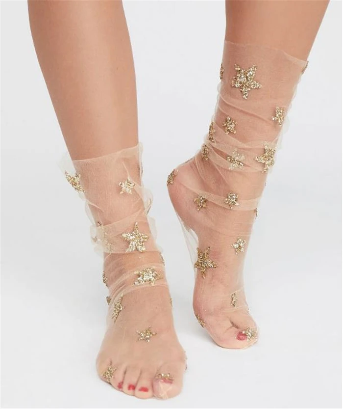 Летние новые стильные газовые носки без пятки AliExpress EBay